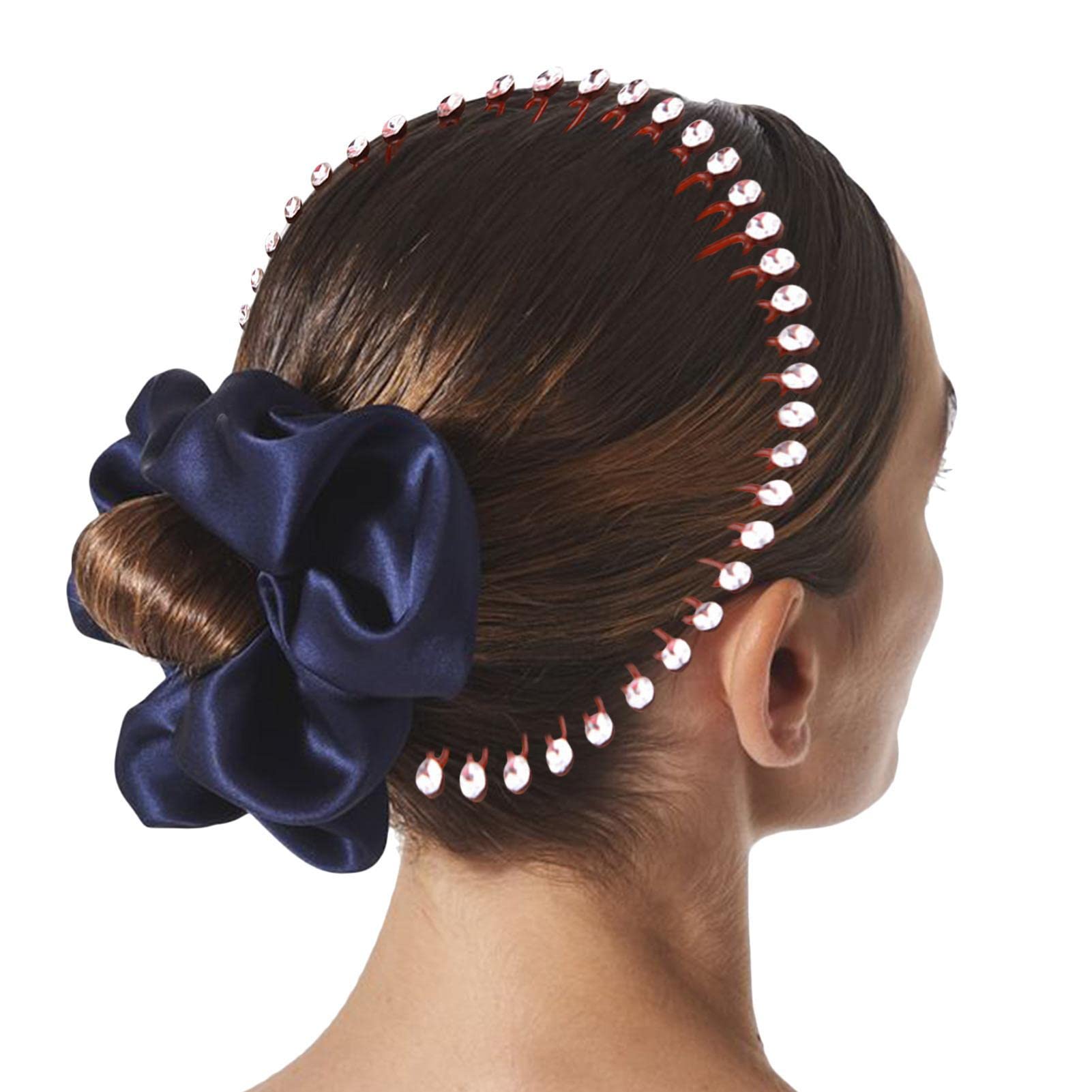 Acheter Peigne extensible et Flexible, dents en plastique, bandeaux à cercle complet, cerceau pour cheveux, Clip, lavage du visage, accessoires de coiffure fixes