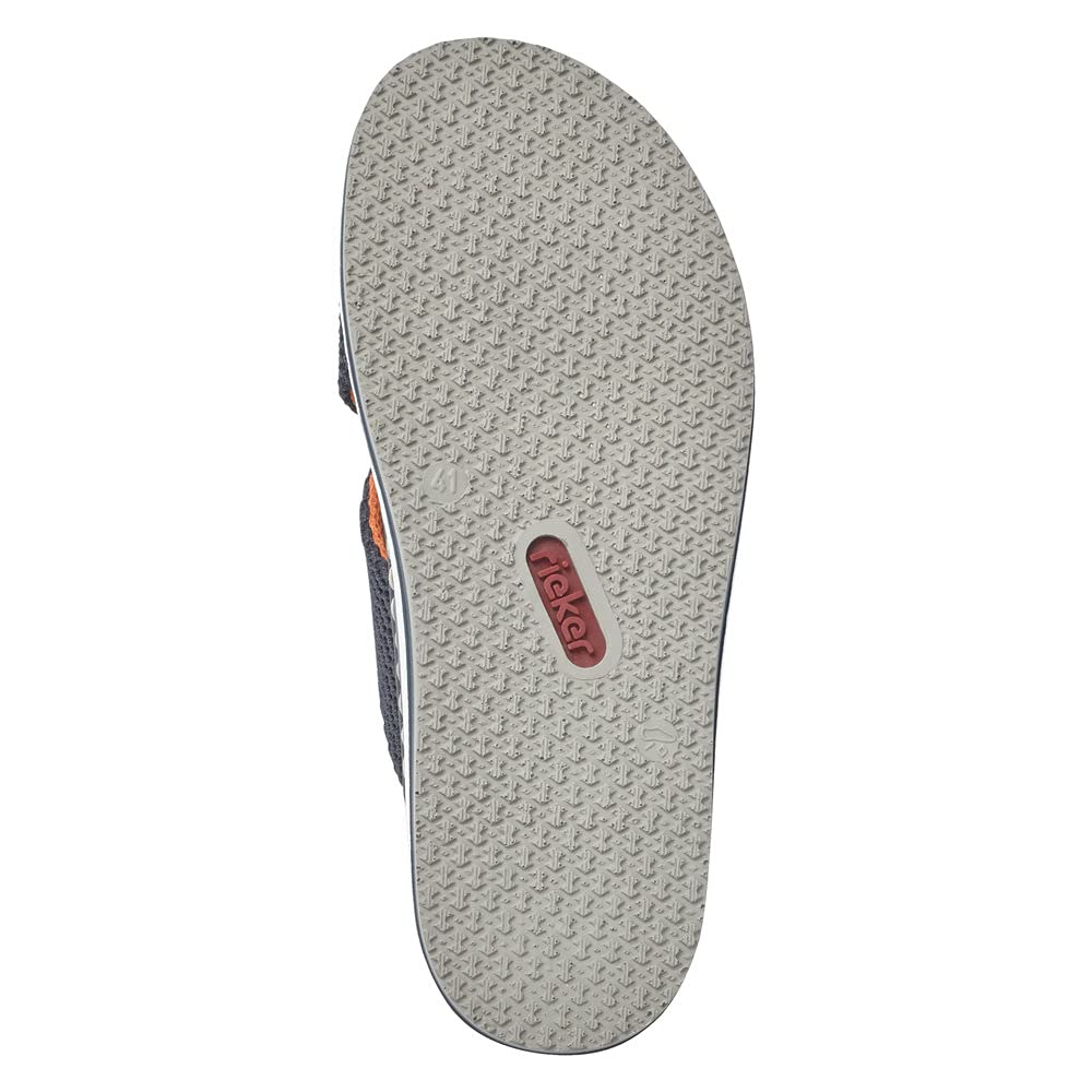 Rieker 21539-14 Herren Pantolette Synthetik blau blau