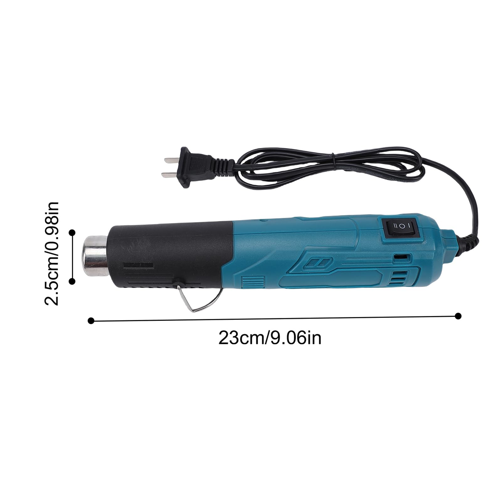 Garosa Pistolet Thermique Portable 300 W Léger en Forme de Stylo pour le Thermo-rétraction, le Durcissement de Résine et les Réparations électroniques (Prise UE)