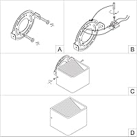 Vista 7 de Aipsun Lámpara de pared cuadrada mate de 10 W LED COB moderna arriba y abajo, para interiores, montaje en pared, camino, escalera, dormitorio