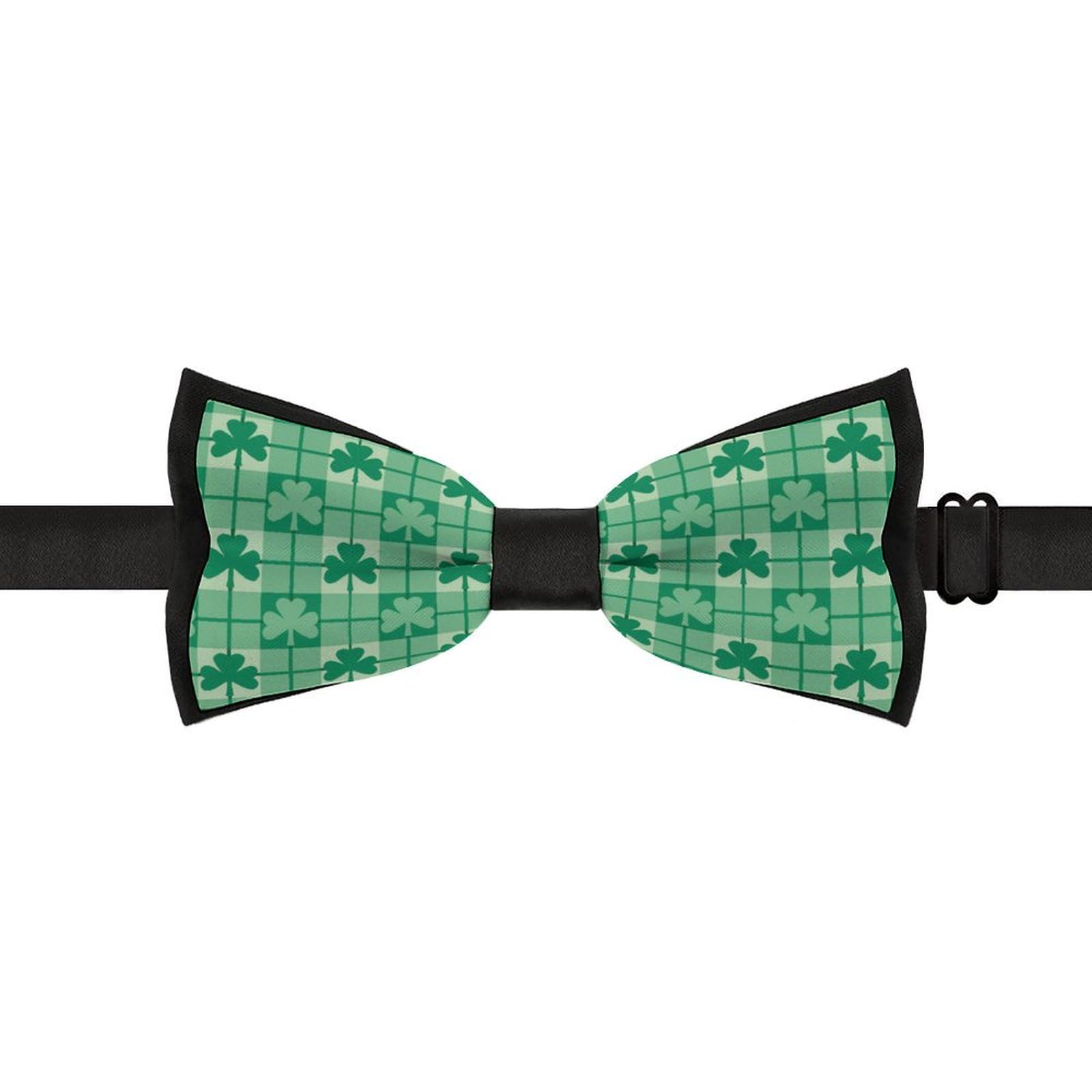 GoasNei Happy St. Patrick's Day 2023 Bow Tie for Men Adjustable Necktie Funny Tie Neck Ties for Weddings Party