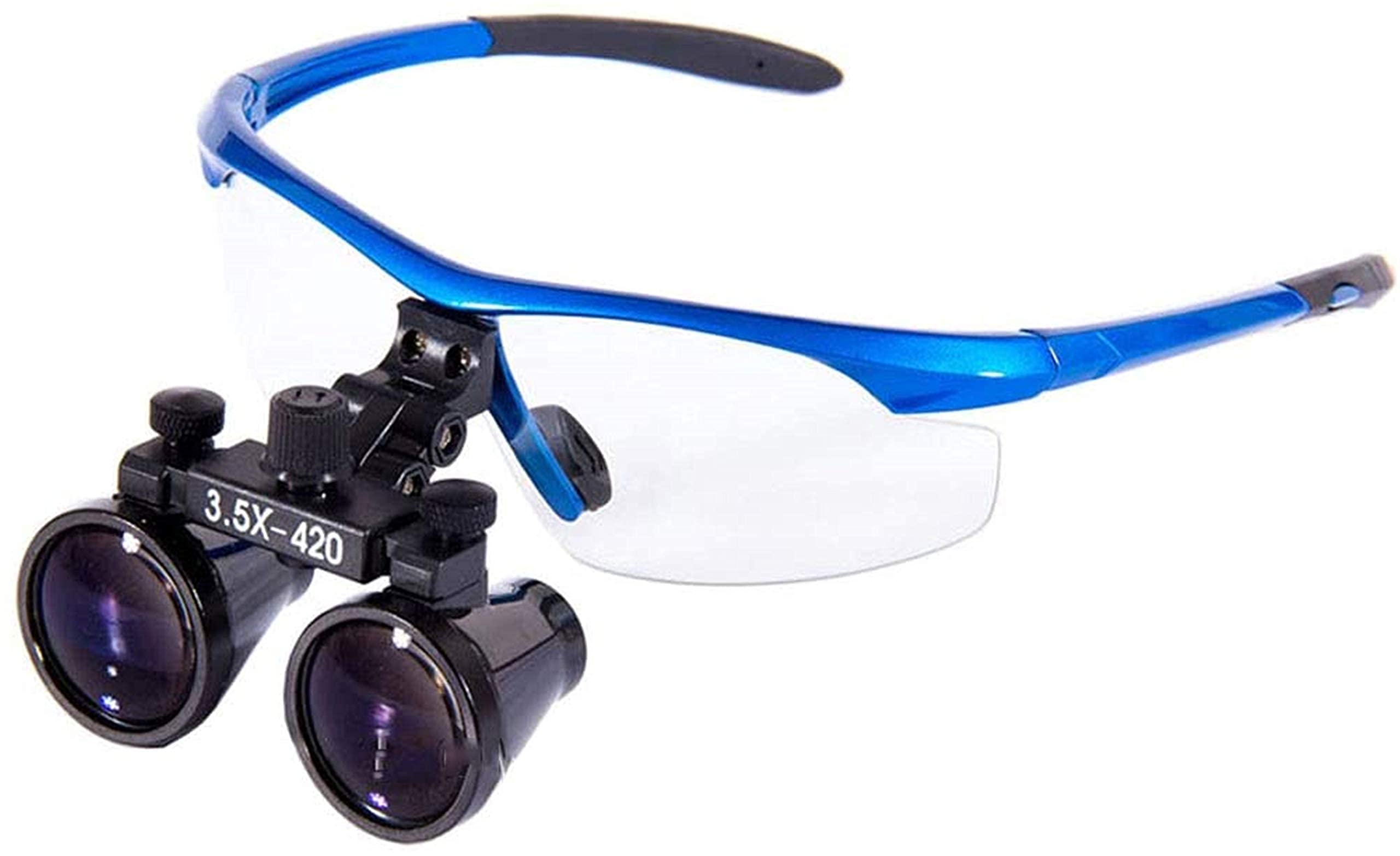 SaryEdge Magnifying Glasses Headband Magnifier, Handheld Digital Magnifier, 3.5x 420mm Dental Surgery Magnifying Glass, Binocular Loupe,handsfree Headband Magnifier, with Handy Ca,