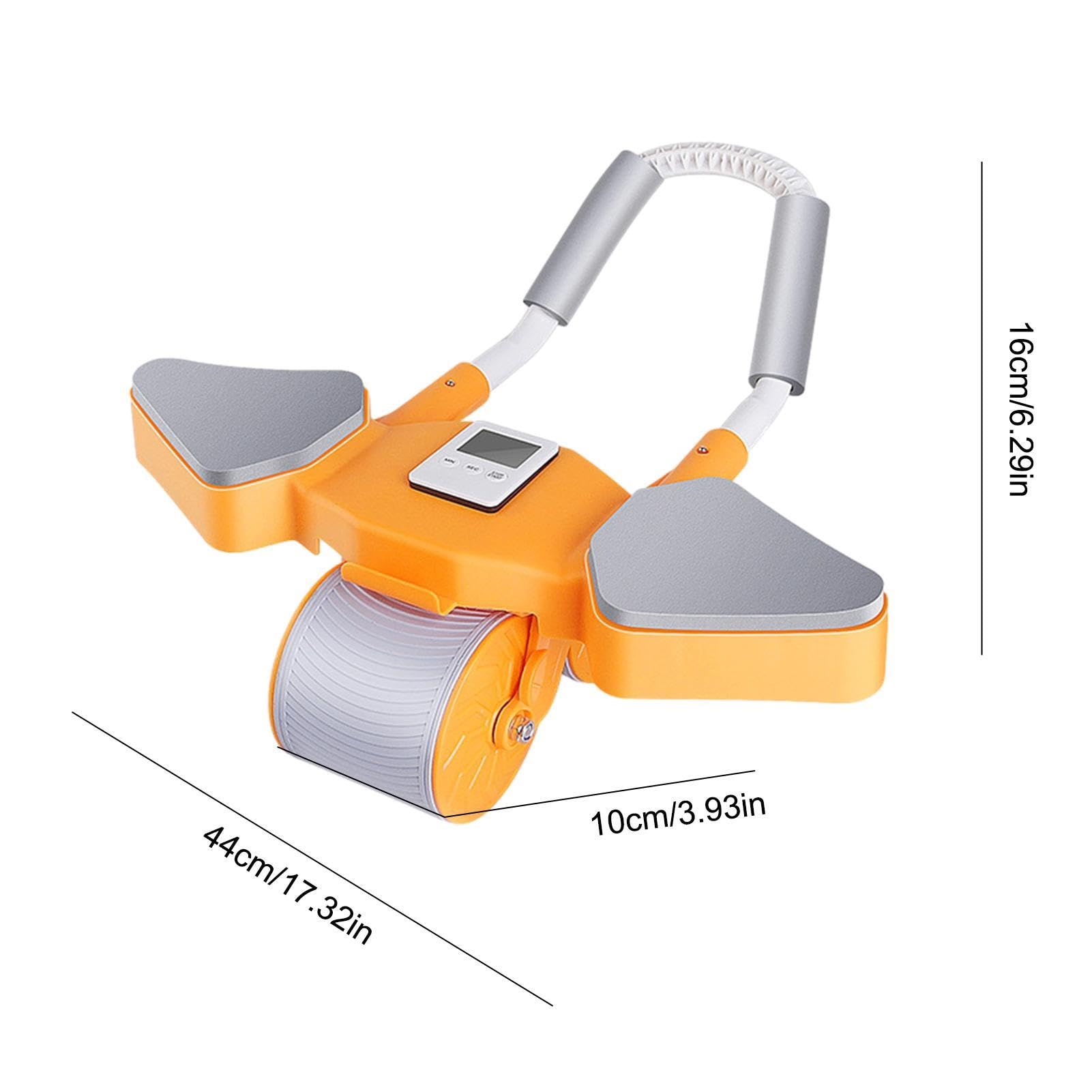 Ab Wheel Roller, rullo addominale con supporto per gomito | Fitness Roller Wheel Core Training - Ruota addominale per gli appassionati di fitness, impugnatura antiscivolo, comoda ruota addominale
