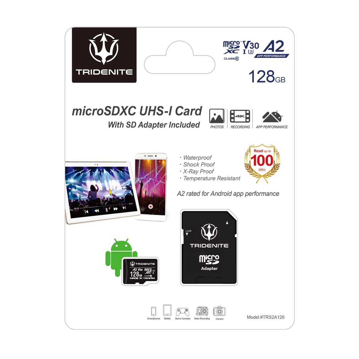 Amazon.co.jp|TRIDENITE microSD 128GB マイクロsdカード