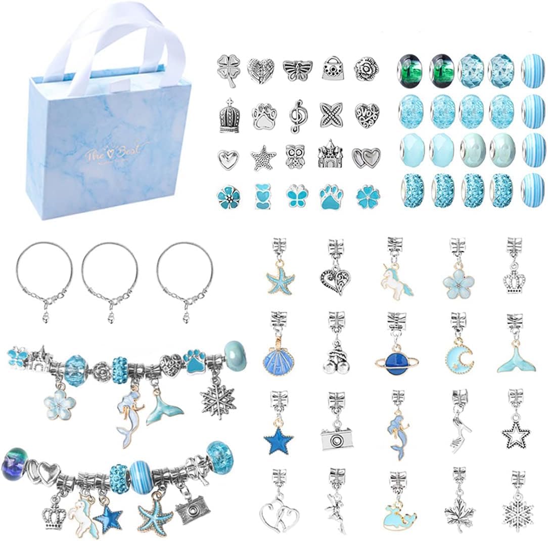 ビーズ アクセサリーキット ブレスレット チャーム 収納ケース付き 使いやすい Amazon | ビーズ アクセサリーキット ブレスレット チャーム 収納