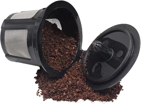 Reusable K-Cup Pods | Reusable Filters for Refillable Coffee, Mesh Coffee Strainer for 2.0 and 1.0, INI PLUS Series Coffee Maker, Easy to Clean