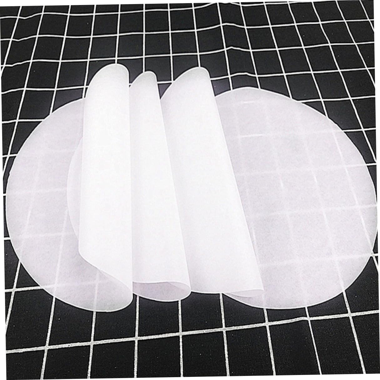 Feuilles Rondes de Papier Sulfurisé Antihuile 500 Pièces pour Cuisson
