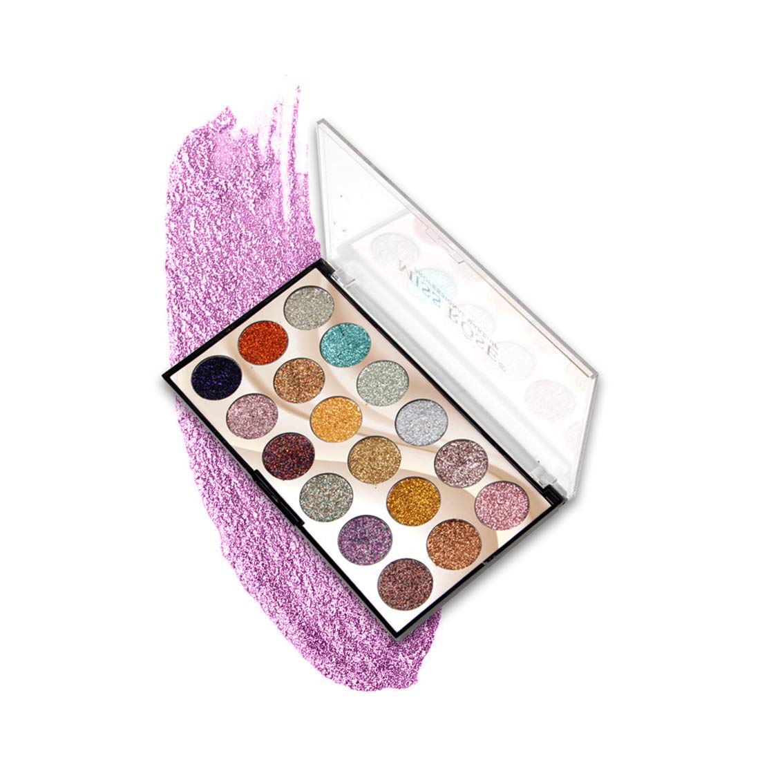 Miss Rose Highly Pigmented Professional 18 Color Eye Shadow Glittery Shades Makeup Palette For Smokey Eye Shimmery Finish, 7001-083M2 (Multicolor)-image-31