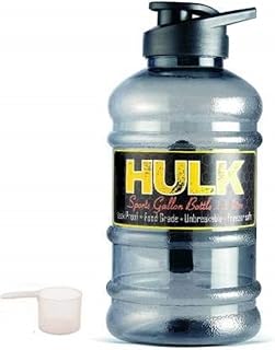 DOVEAZ Hulk Sports Water Bottle f/or Gym, Protein Shaker Bottle, Gallon Water Bottle (1.5 LTR) with Mixer Ball and Straine... Price In India