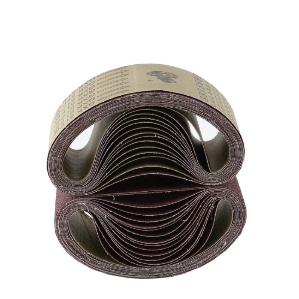 10 Uds 610 * 100mm cintas de lijado abrasivas 40/60/80/100/120/240 cinta de pulido de grano papel de lija bandas abrasivas accesorios de amoladora, 120