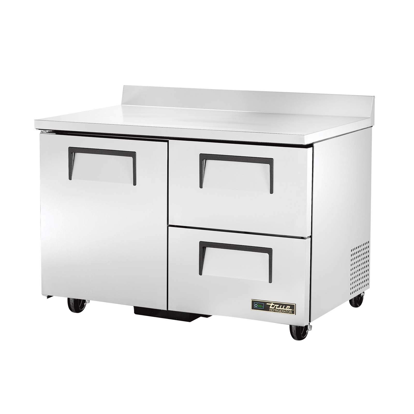 Two Section 48" Work Top Refrigerator by TRUE – 12.0 cubic_feet, Model TWT-48D-2-HC