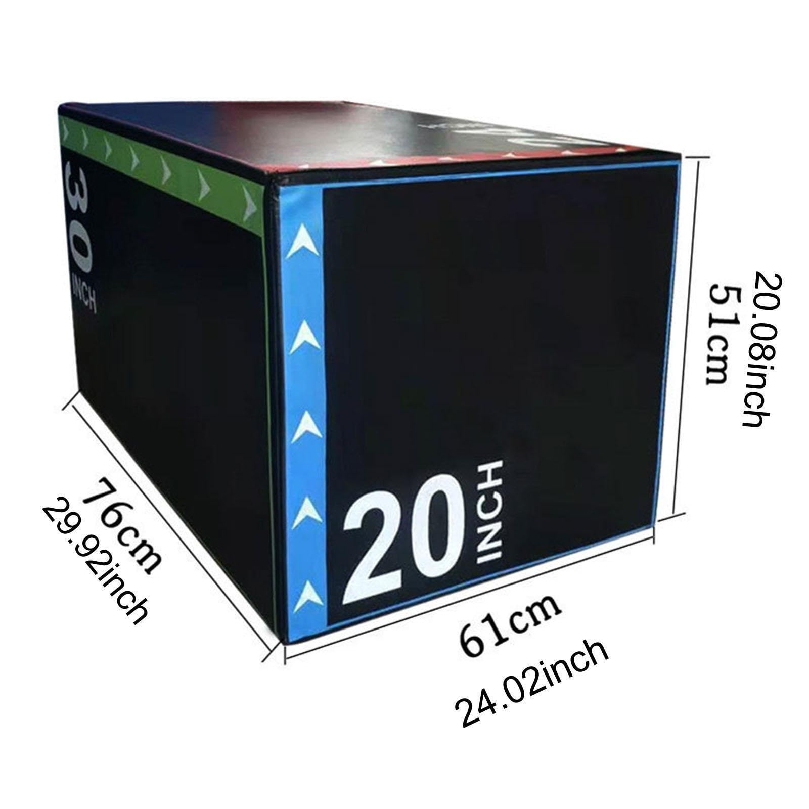 3-in-1-Sprungbox, hochdichte Agility-Box, Konditions- und Krafttraining, Dips for das Training im Heim-Fitnessstudio für Home-Gym-Übungen