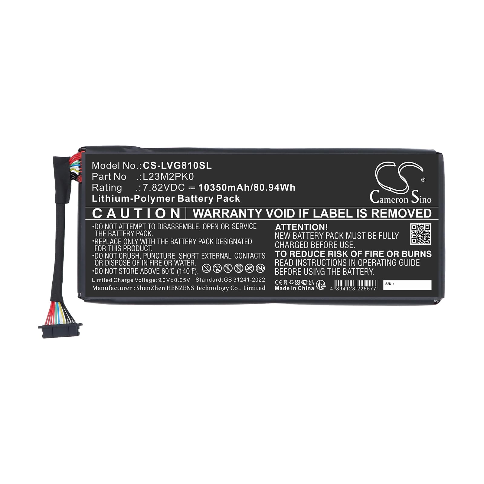 TECHTEK Bateria 10350mAh kompatybilny z [Lenovo] Legion Go 8APU1 zastępuje L13B2PK0, L23M2PK0