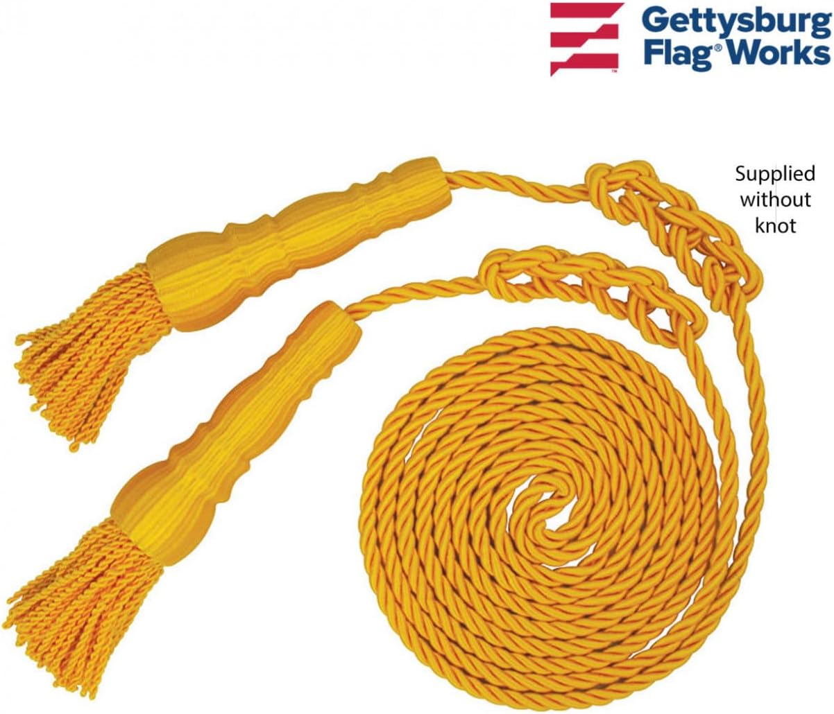 Gold Cord and Tassels for 3x5' Indoor or Parade Flag Display