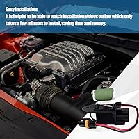 Vista 4 de Arnés de cableado del motor del ventilador de refrigeración del motor 68050128AA se adapta a Dodge Charger Challenger 2009-2021 Chrysler 300