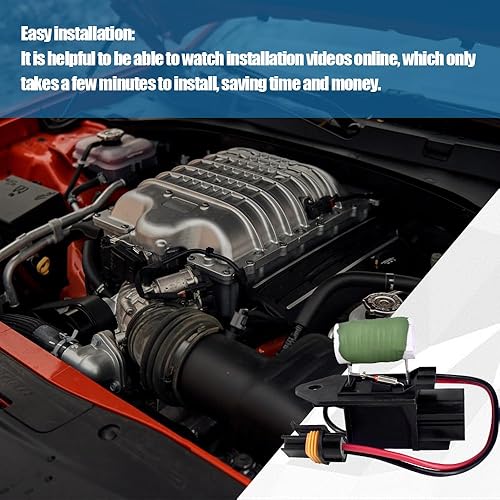 Miniatura 4 de Arnés de cableado del motor del ventilador de refrigeración del motor 68050128AA se adapta a Dodge Charger Challenger 2009-2021 Chrysler 300