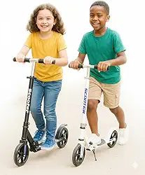 Patinete Infantil Juvenil Dobrável com Freio Traseiro e Altura Ajustável | Para Crianças a Partir de 6 Anos | Suporta até 100kg | Leve e Seguro