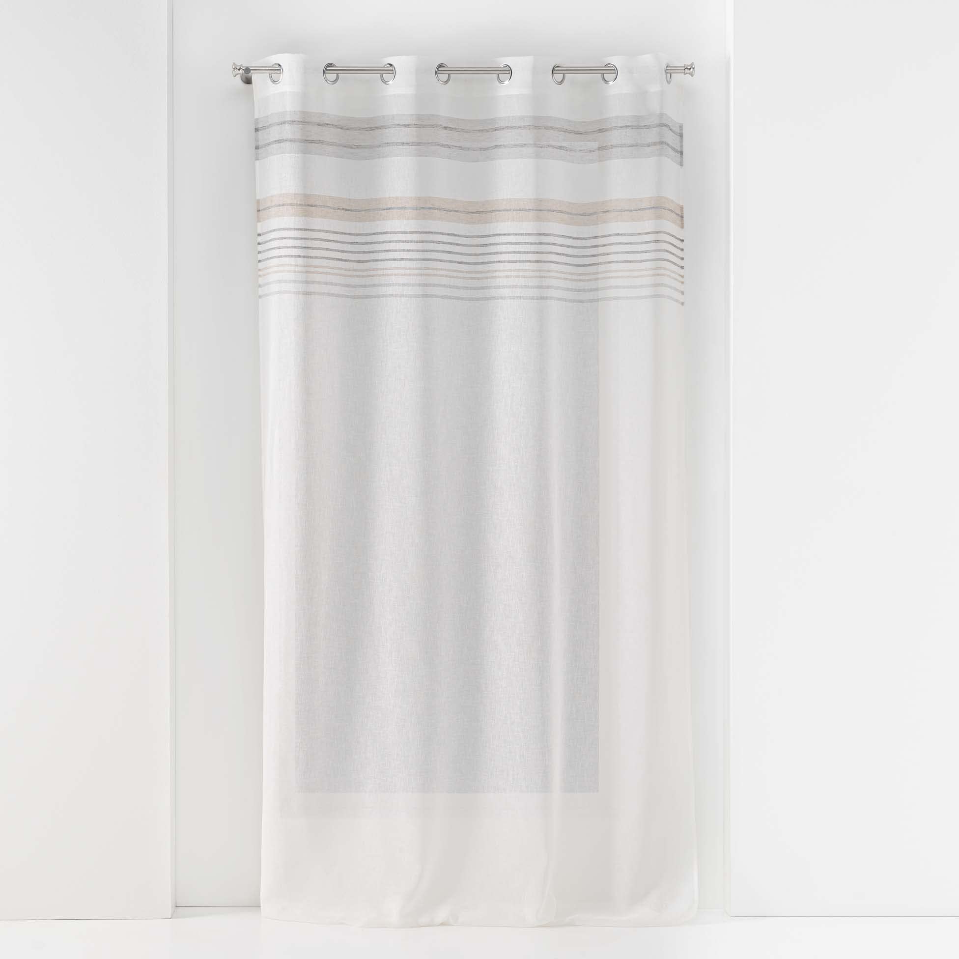 Tenda Douceur D'Intérieur Solea | Effetto Lino Stampato | 140x240 Cm | 8 Occhielli