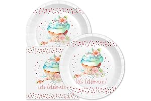 Cupcake Party Essential: Stonehouse Collection Cupcake Plates & Napkins