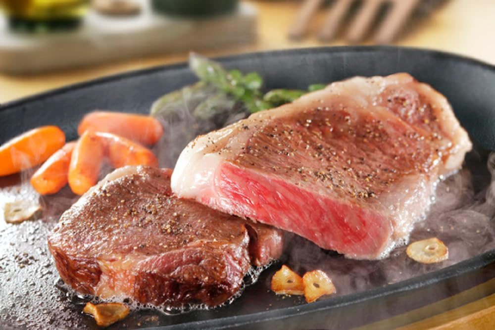 大特価！　ステーキ用焼き鐵。 Amazon｜イシガキ ステーキ皿 小判 ハンドル 敷板付き 1枚組 鉄