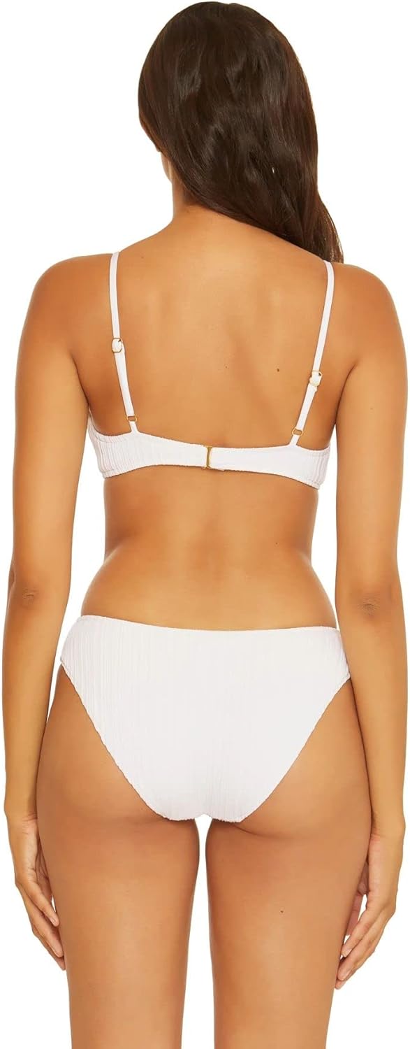 BECCA Womens Moon Ridge Underwire Bra Bikini Top, Adjustable, Swimwear Separates for Women - Image 2