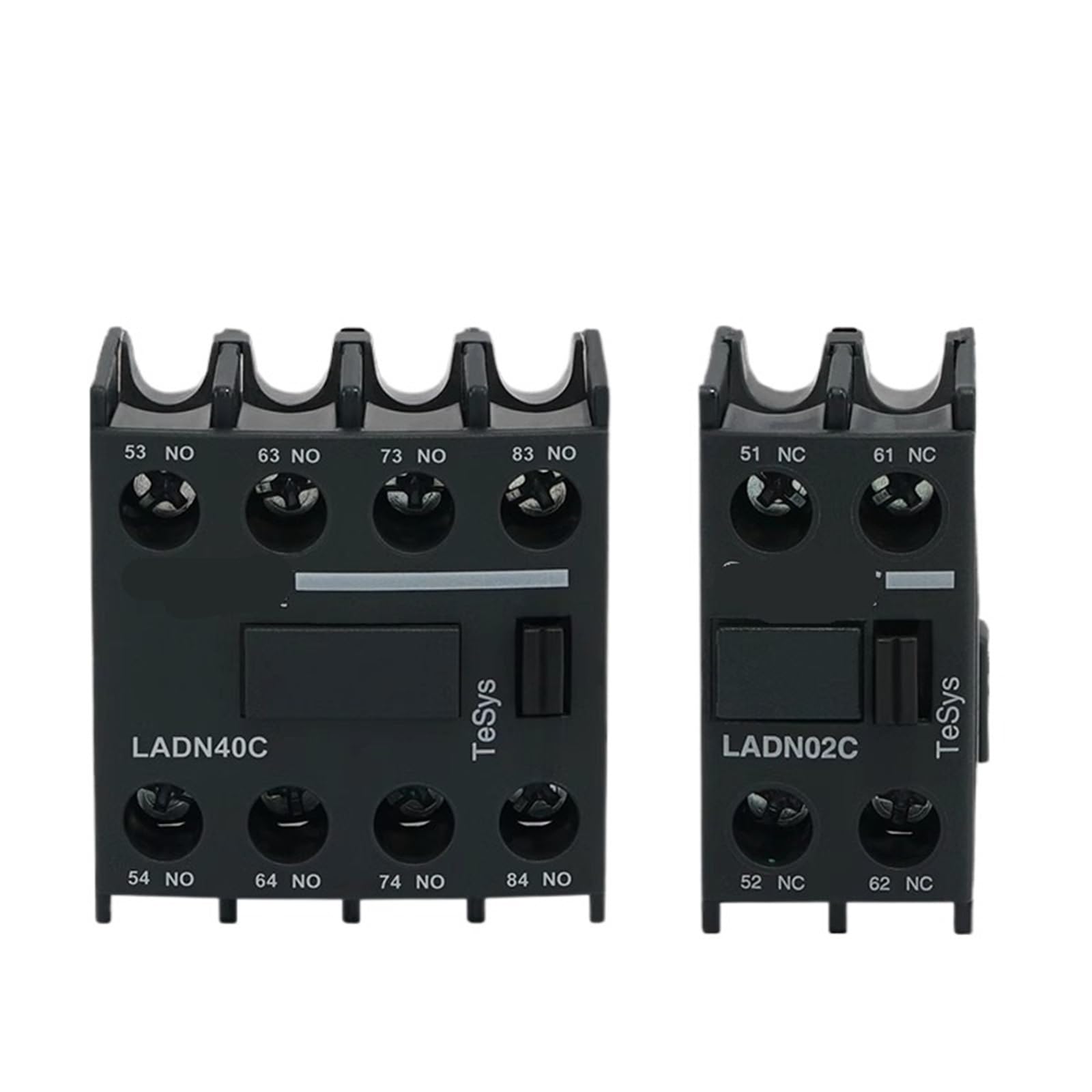 HUUOQIWY LADN Auxiliary Contact LADN11C22C Front Side Installation Set of Contacts LAD8N11 Suitable for LC1D Contactor 1Pcs(LADN02C)