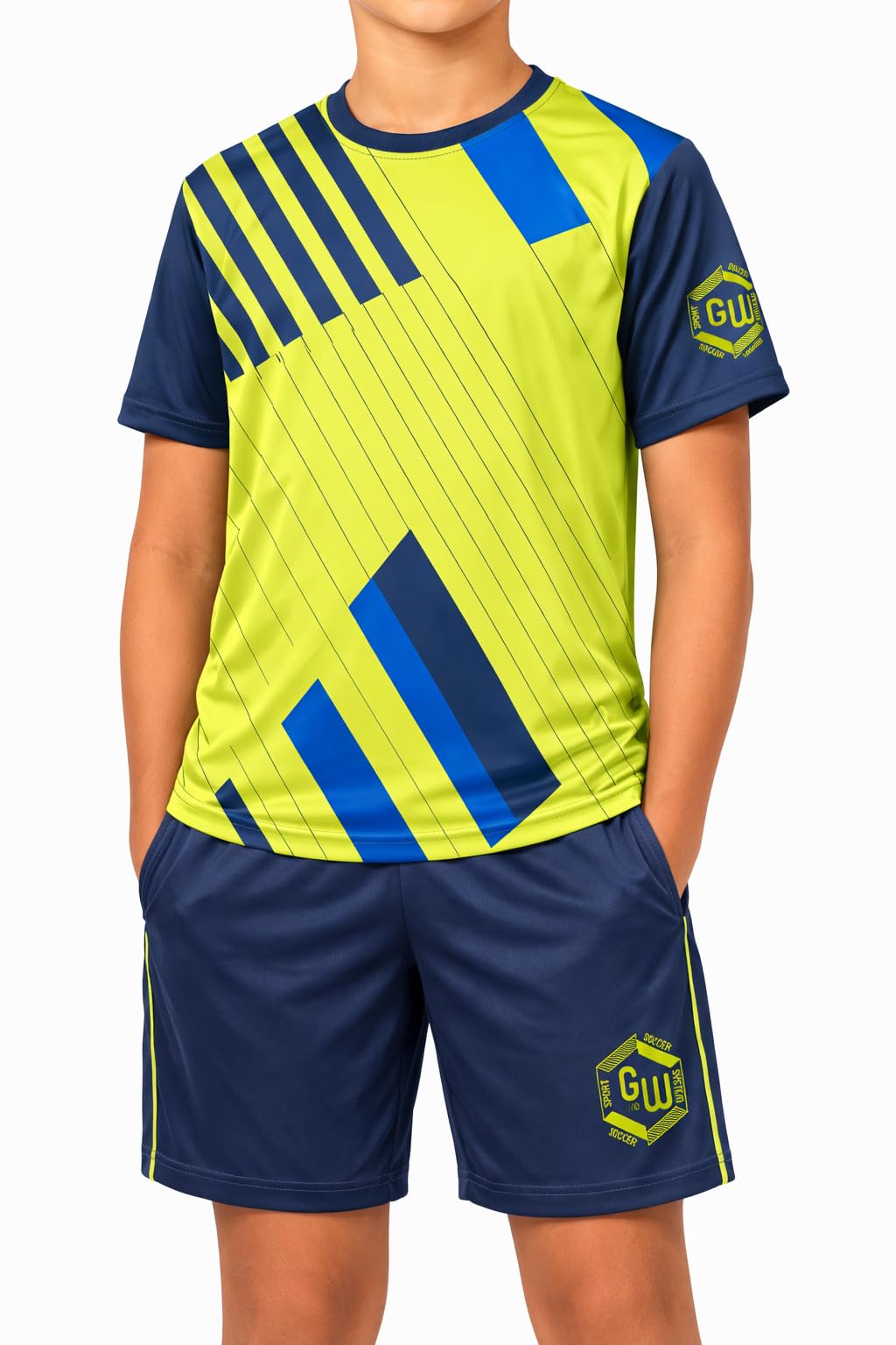 Conjunto Deportivo Niño de 3 piezas, Chándal, 2 Camiseta Manga Corta y 1 Pantalón Corto - De 6 hasta 14 años