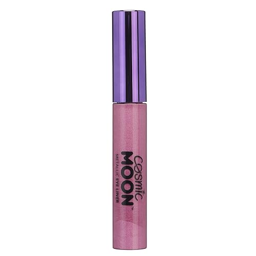 Miniatura 8 de Delineador de ojos metálico  Cosmic Moon  Morado  Delineador de ojos de maquillaje, sombra de ojos Pearl Shimmer