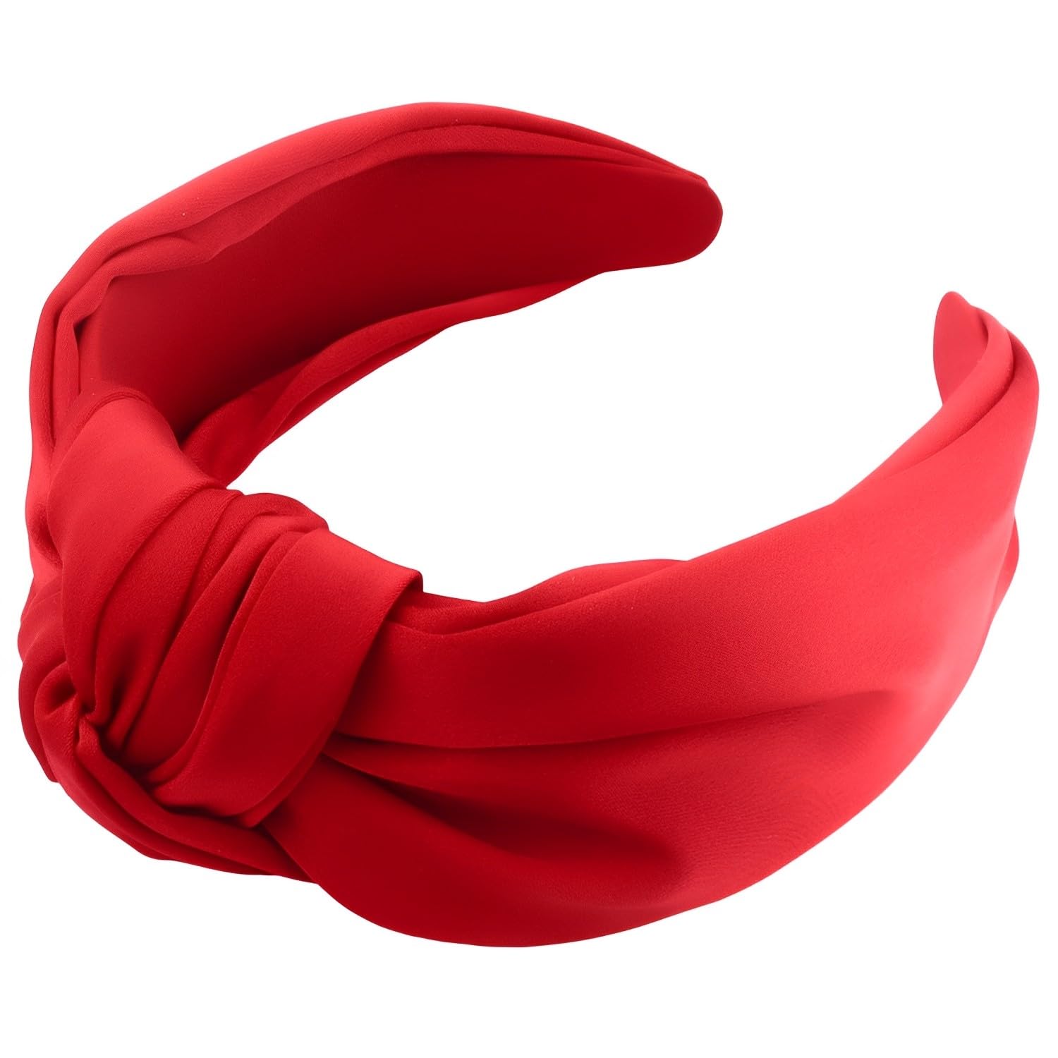 Amazon.com : JOYRUBY Red Headband, Top Knot Headband for Women Non
