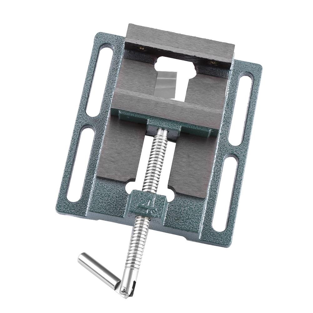 Tornillo de Banco 4" Máquina de Fresado Vice Sujeción Vice Prensa de Taladro de Acero para Fresadora, Taladradora
