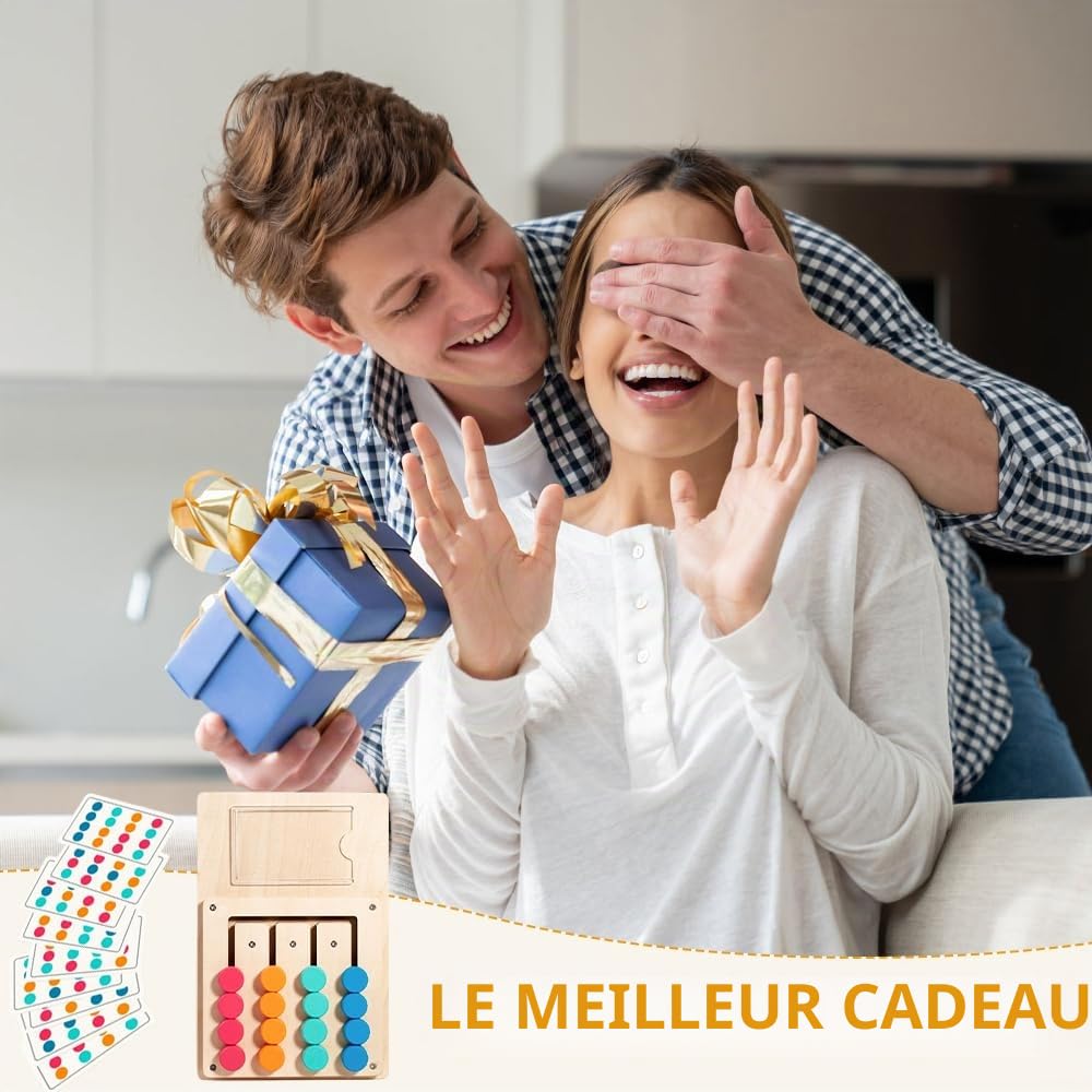 Jeux pour Personnes atteintes de démence, activités pour Seniors atteints de démence, Jeux en Bois pour Personnes atteintes de démence avec 12 Cartes