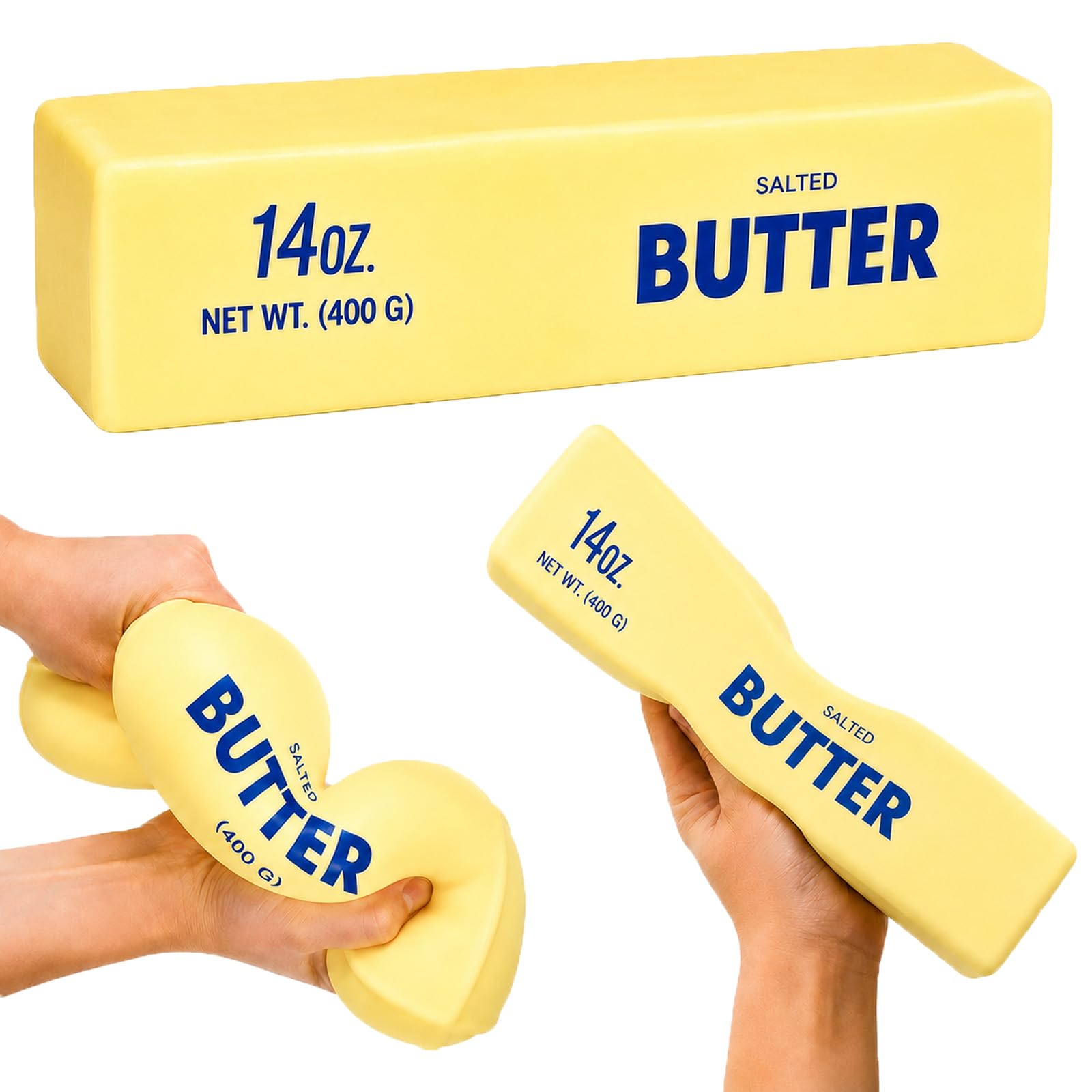 10IN Giant Butter Squishy, Jumbo Squishy Butter Fidget Toys