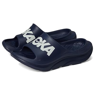 Hoka Ora Athletic Slide Shoes Varsity Navy/White