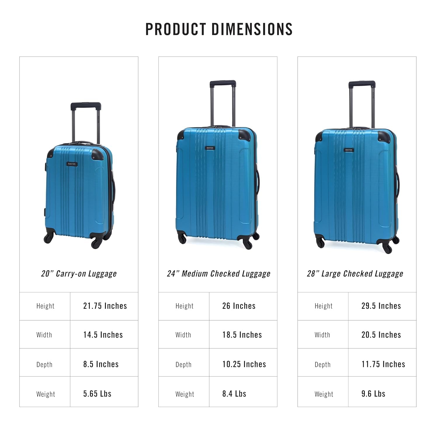 Kenneth Cole Reaction Out of Bounds 20" Spinner Carry-On Luggage 4