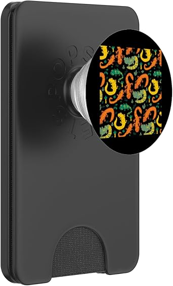 Colorful Salamanders PopSockets PopWallet for MagSafe
