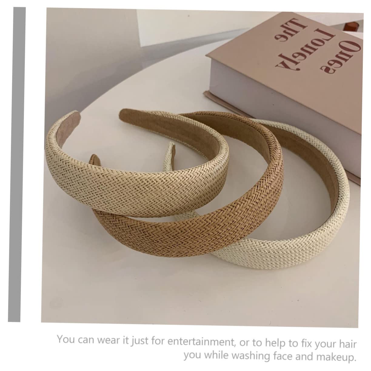 MAGICLULU 9 Pz Intrecciata Fasce Per Da Donna Arredamento Alla Moda Fasce Intrecciate Elastici Per Per Ragazze a Nodo Per Plastica Mancare Trucco