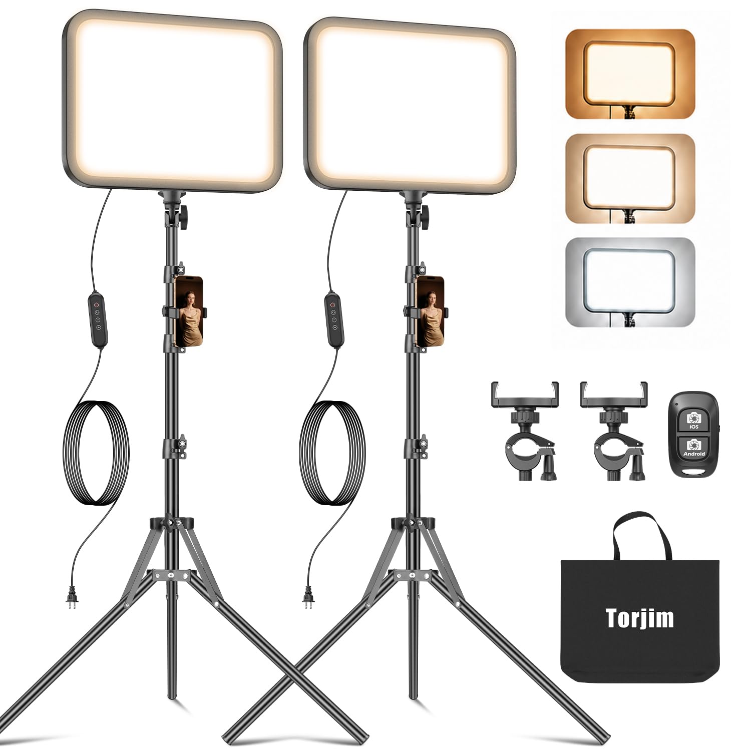 Torjim 12' Video Light Kit for Creators