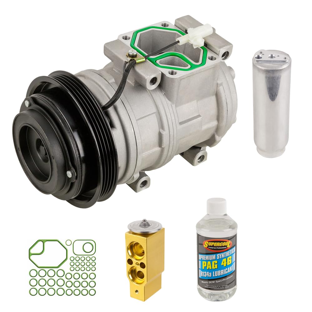 A/C Compressor With Clutch For Toyota 4Runner 1996-2002 V6 3.4L – Hexautoparts – 4-Groove Pulley