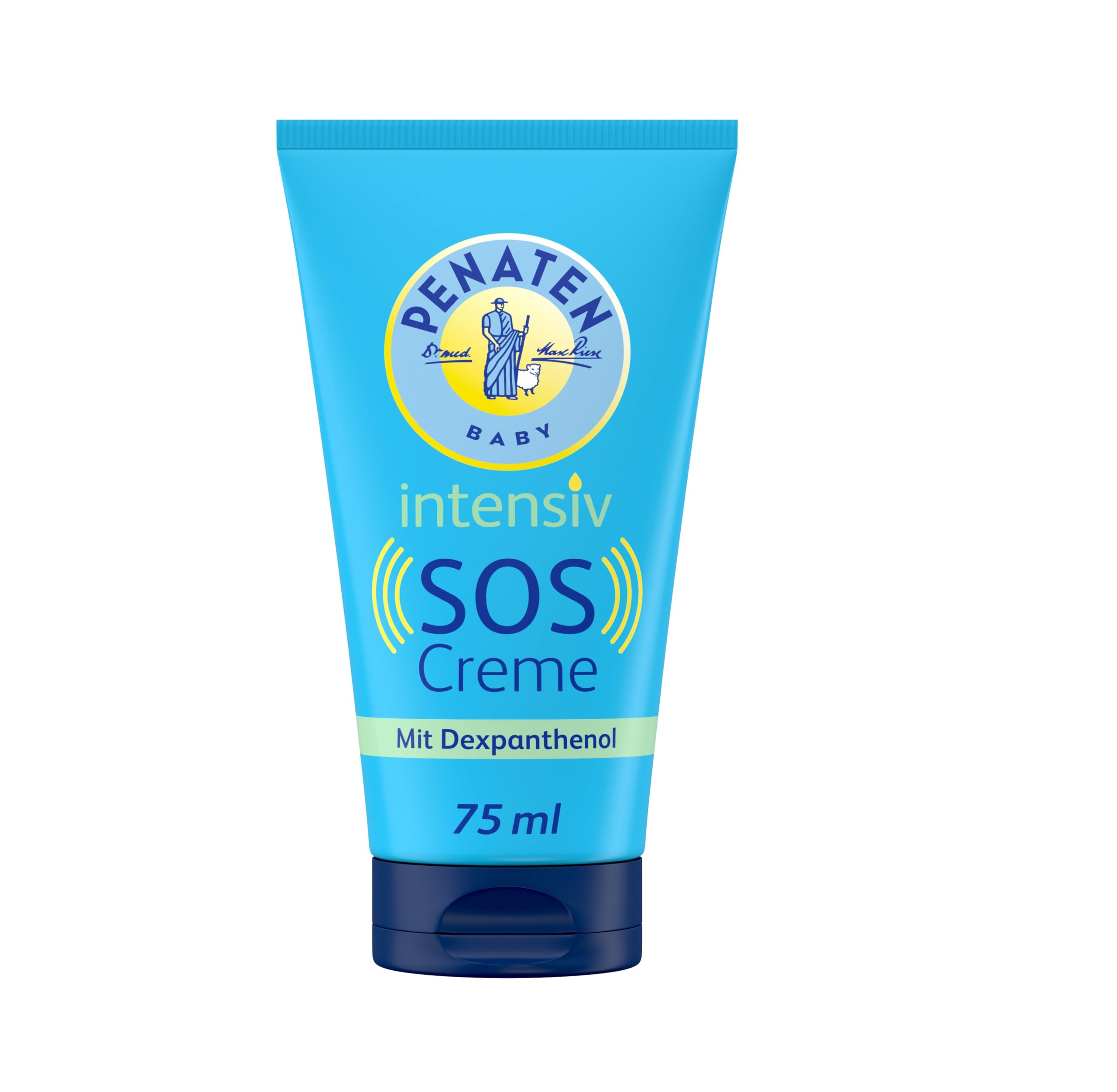 Penaten Kleine Helfer SOS Creme 75ml, beruhigende Feuchtigkeitscreme für Babys mit Dex-Panthenol für empfindliche Haut, bei Reizungen und Rötungen