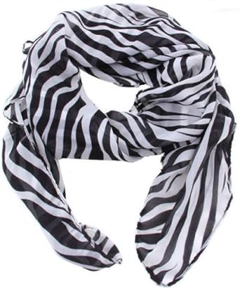 TXIN Multi-Usage Lightweight Women Long Prints Shawl Zebra Large Stripe Scarves