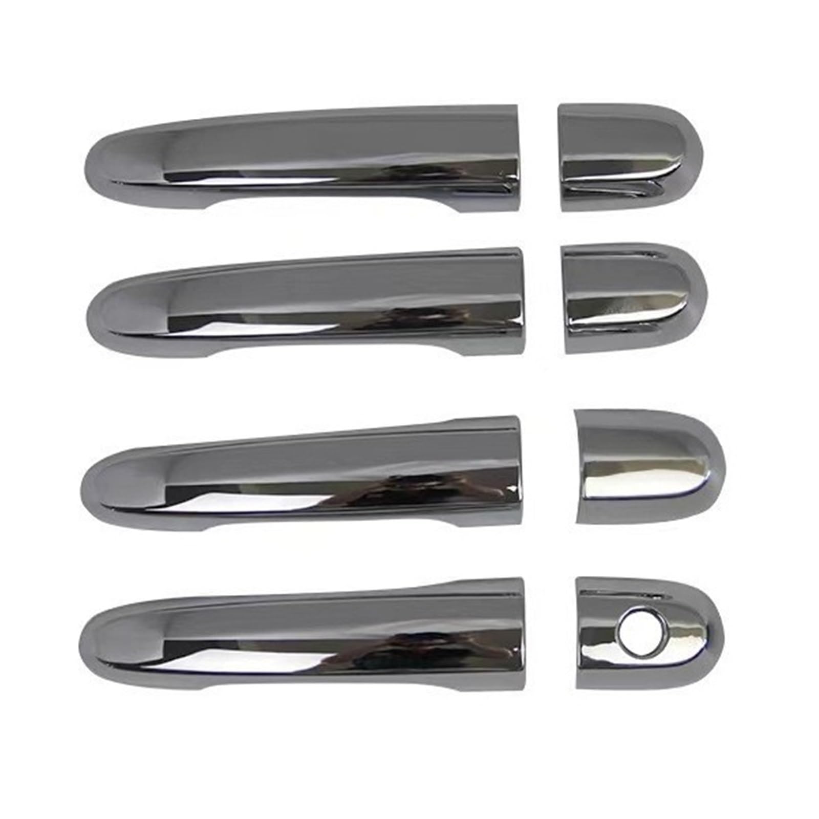 Bqwyedpl For Normal Handle Chromed Car Exterior Door Handle Bowl Sticker Cover Styling Moulding Trim Fit For Kia Fit For Sorento 2010-2014 Car Door Latch Handle(For Normal Handle)