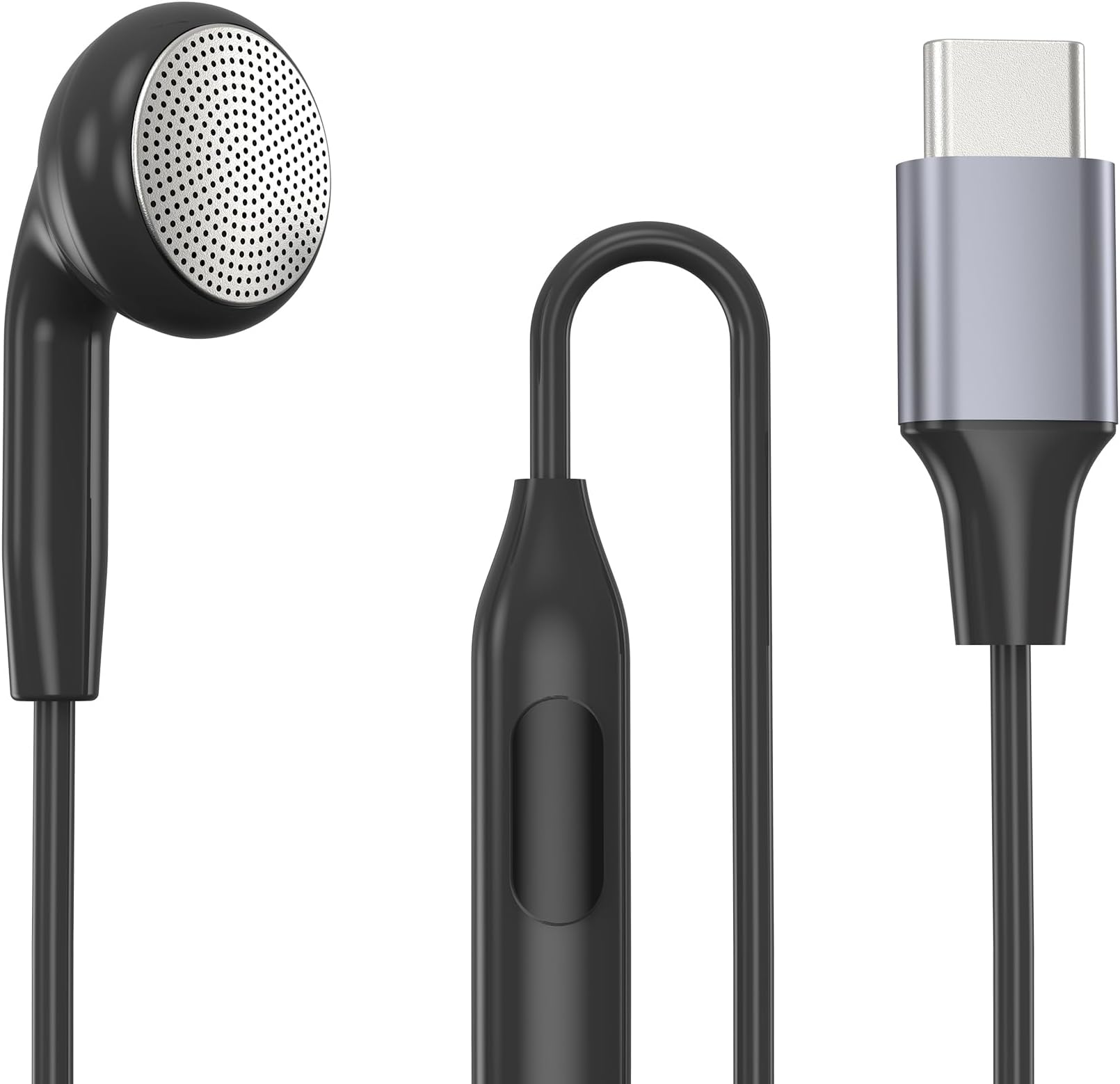 Amazon.co.jp: TYPE-C片耳イヤホン マイク付き 片面ヘッドフォン USB-C 有線 片耳イヤホン タイプCタイプ 通話/音楽 ...
