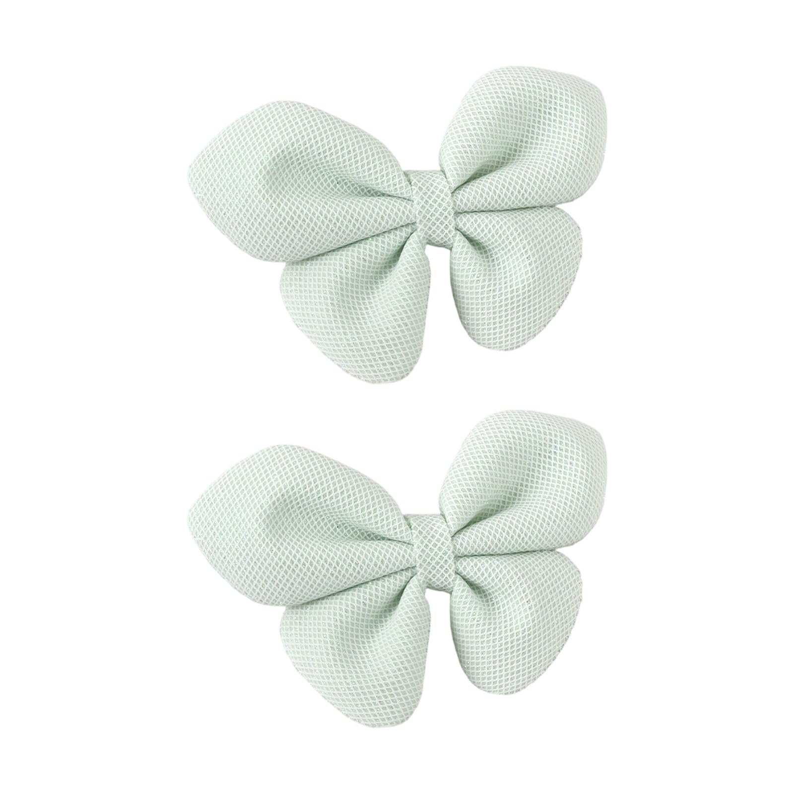 Carotoe Green 2Pcs Curtain Tieback Sweet Bows Window Curtain Bind Holdback Buckles Clips Drapery Holders Decorative Curtains Holdbacks Tiebacks For Drapes