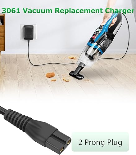 Miniatura 3 de Cargador para Bissell 3061 3190 3190 A 31902 3191 3191C, para Bissell 3061 Featherweight Cordless Stick Vacuum Powerlifter Ion Pet 3191, ReadyClean