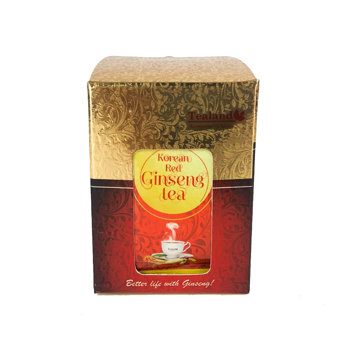 Tealand world No 1 Ginseng Red 2000 Days Korean Panax maximum strength extract Powder tea superfood 20 pc