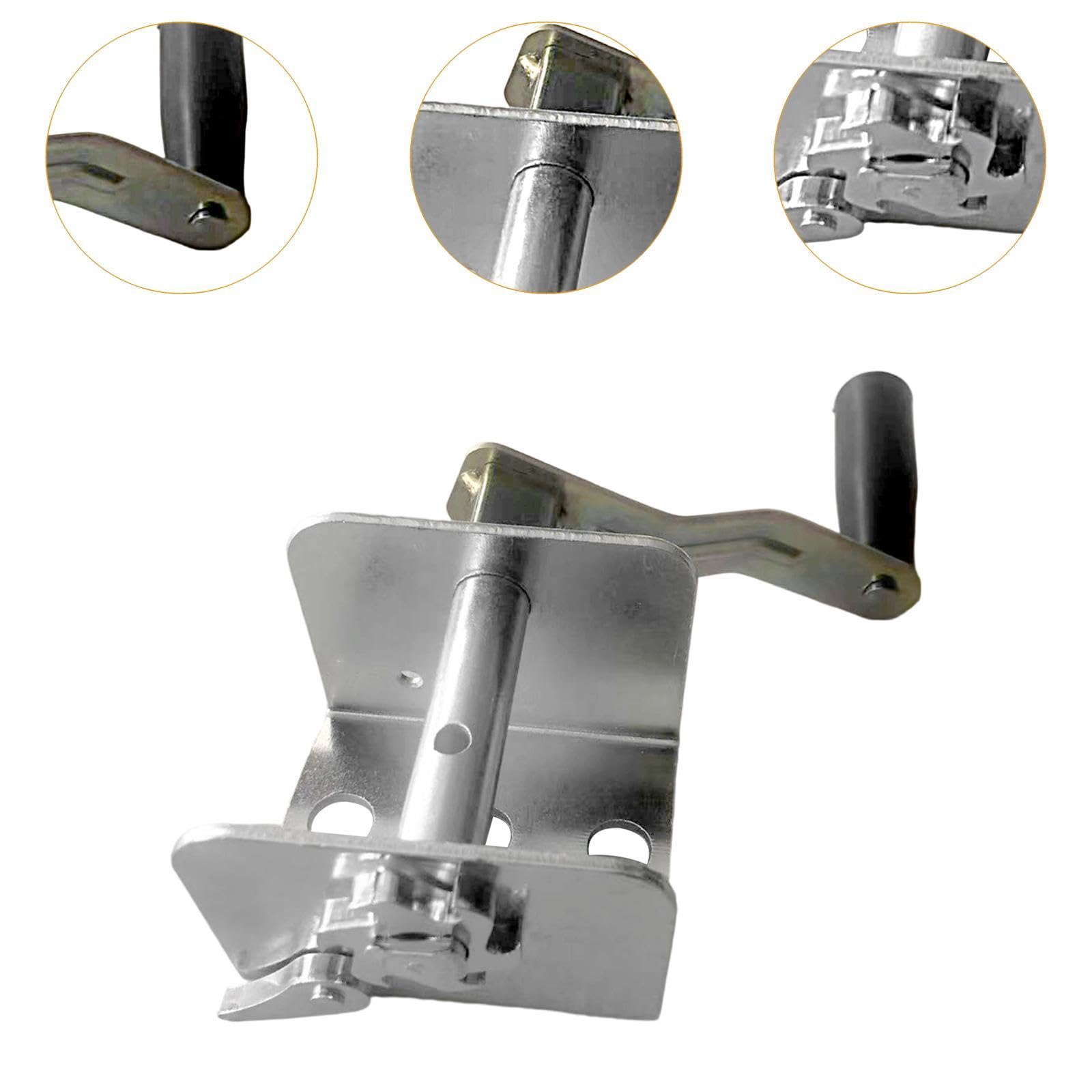 kowaku Volleyball Net Winch Tensioner Hand Crank Net Post Mount Attachment Replaces Tightening Tool for Outdoor Activities Backyard, Style A