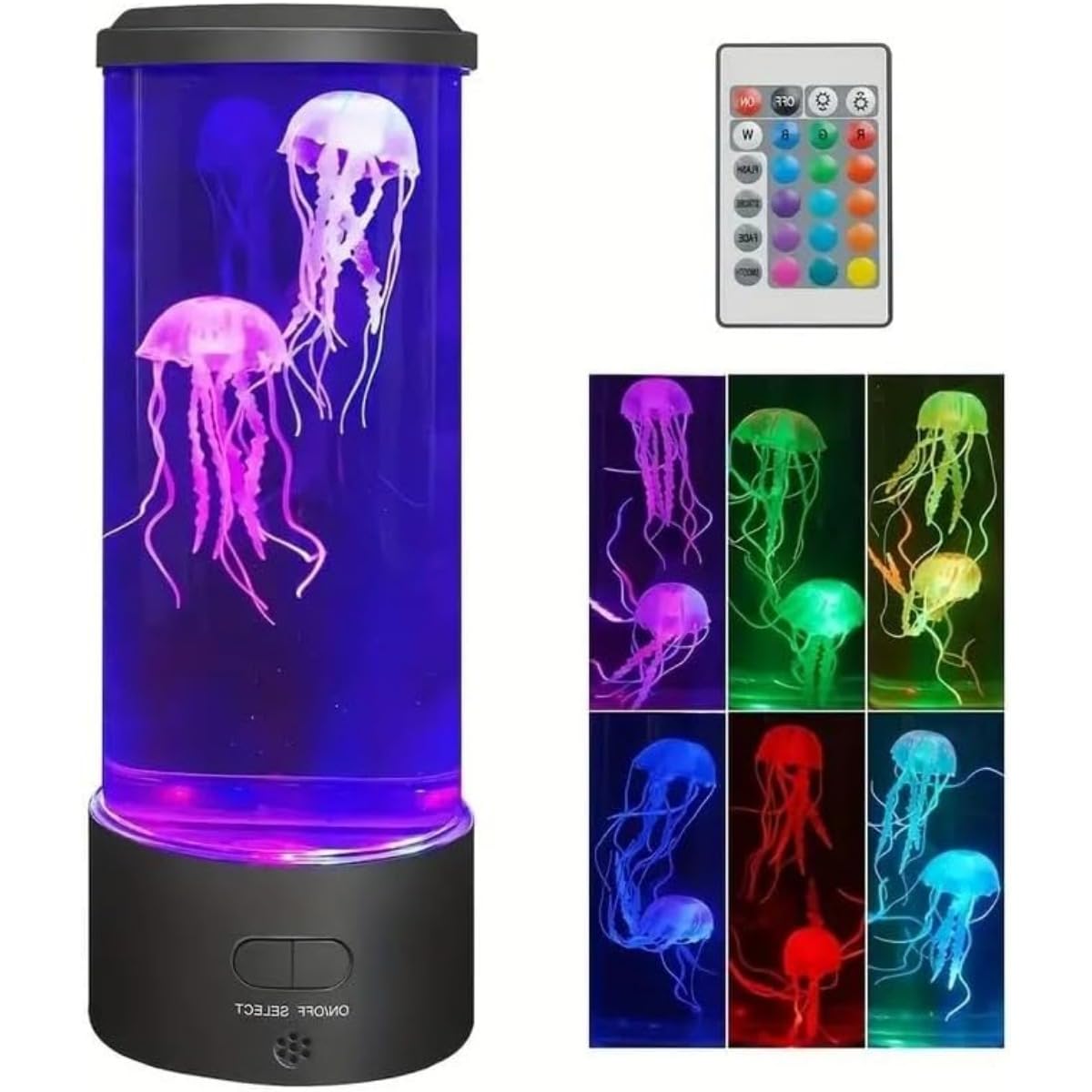 クラゲ　アクアリウム Amazon.co.jp: Pazzfre LEDクラゲミニ水槽 卓上アクアリウム クラゲ2匹