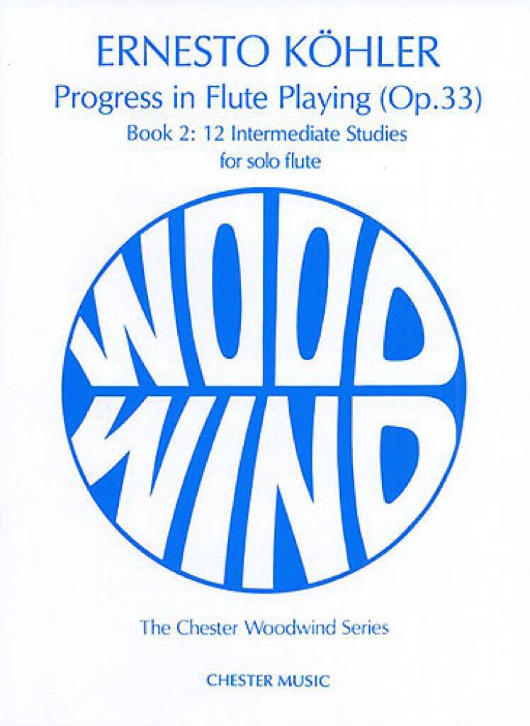 Progress in Flute Playing Op.33 Book 2.: 12 Intermediate Studies for Solo Flute