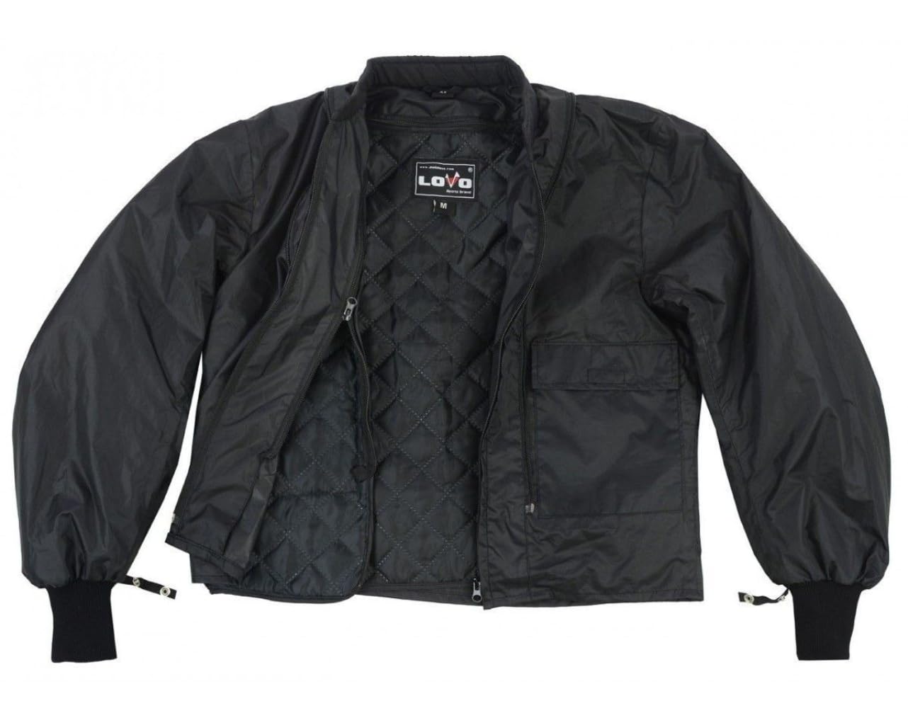 LOVO - Chaqueta Perforada Tricapa de Verano para Moto Hombre - Chaqueta Moto Verano Hombre con Alta Ventilación - Diseño Ligero y Seguro - Protecciones CE Incluidas - Chaquetas de Verano Moto Premium