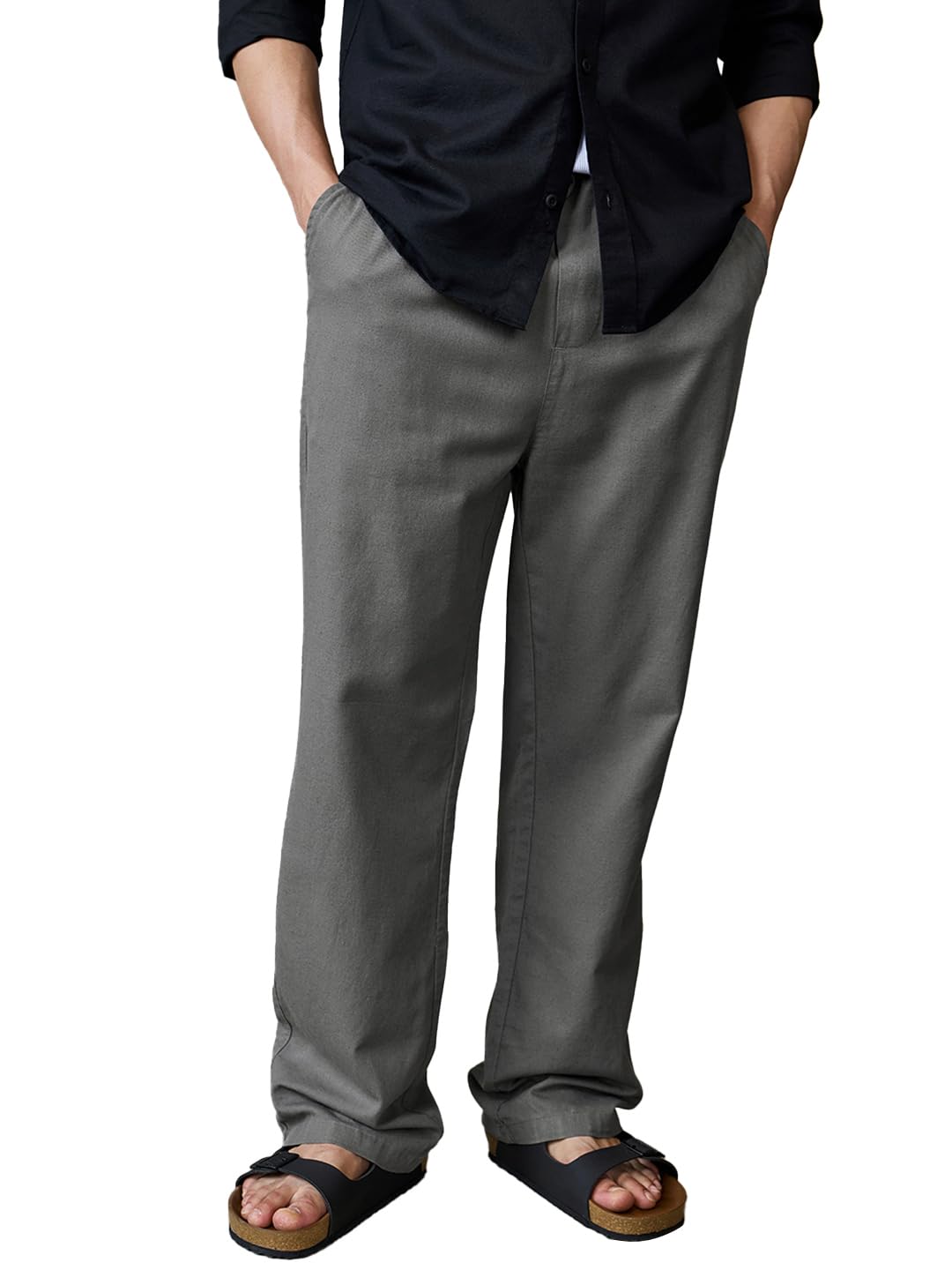 bewakoof Men's Straight Pants-picture-13